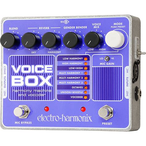 electro harmonix voice box harmony machine and vocoder|vocal harmony machine.